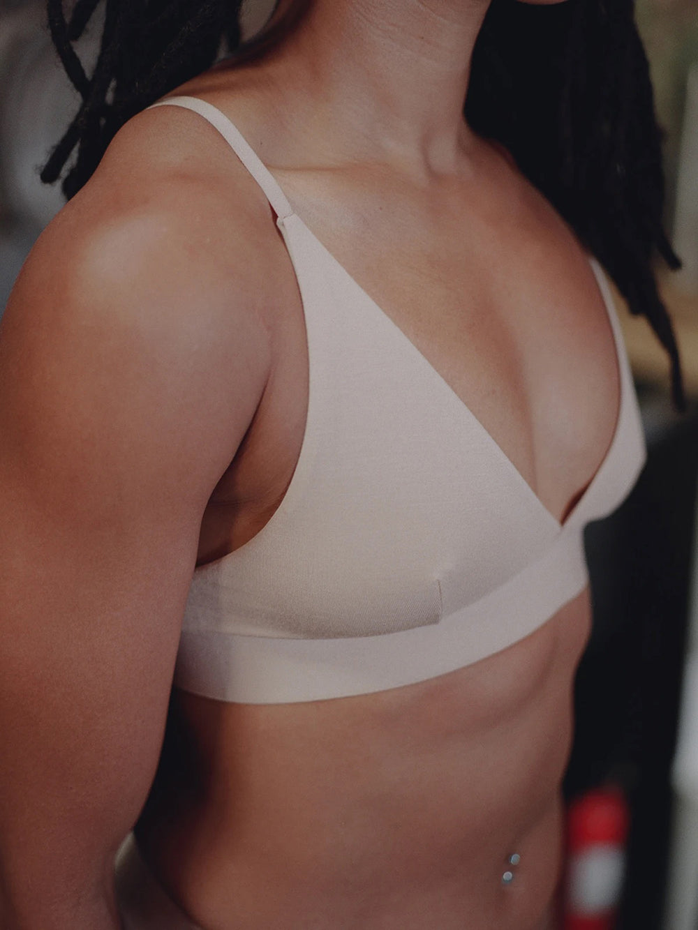 Baserange Triangle Bra in Haptic
