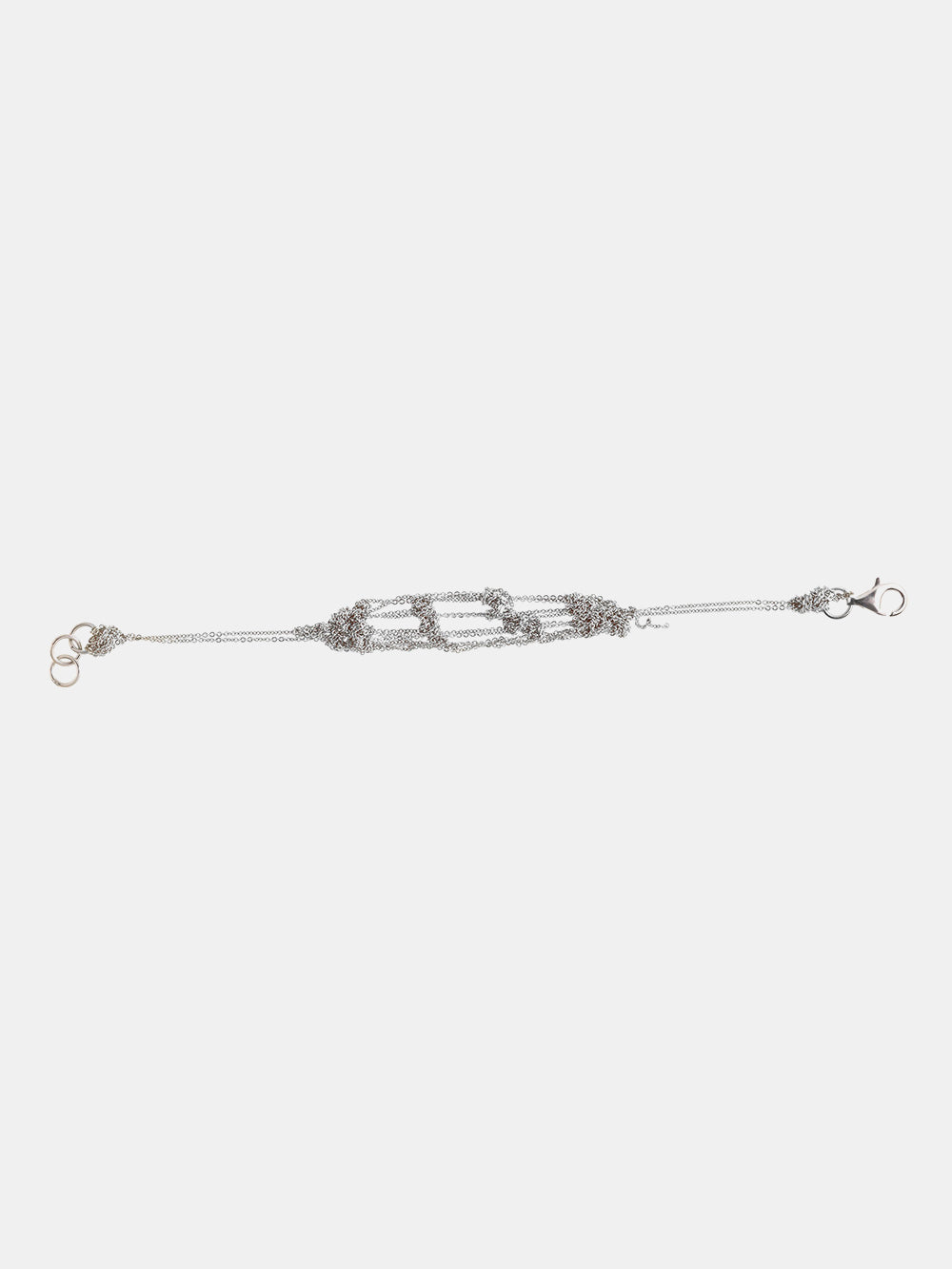 Arielle De Pinto Bare Frame Bracelet in Silver