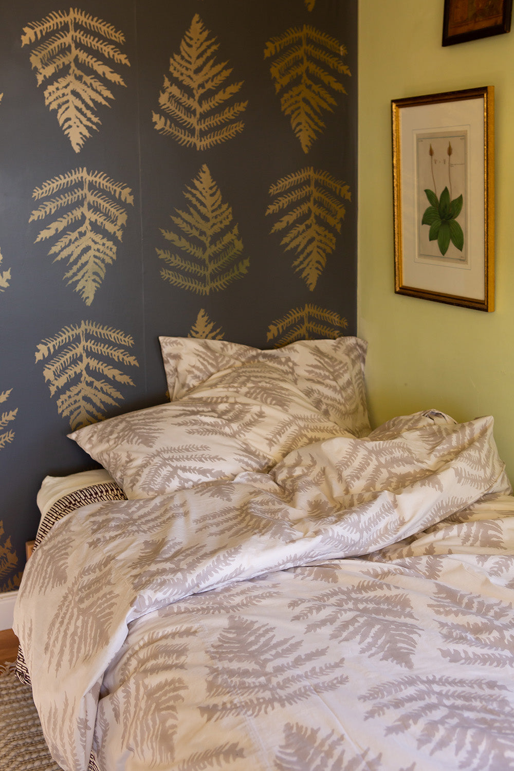 Fern Duvet Cover in Dove