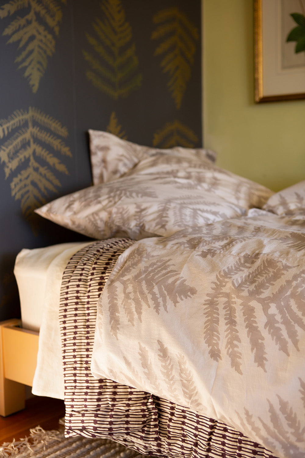Fern Duvet Cover in Dove
