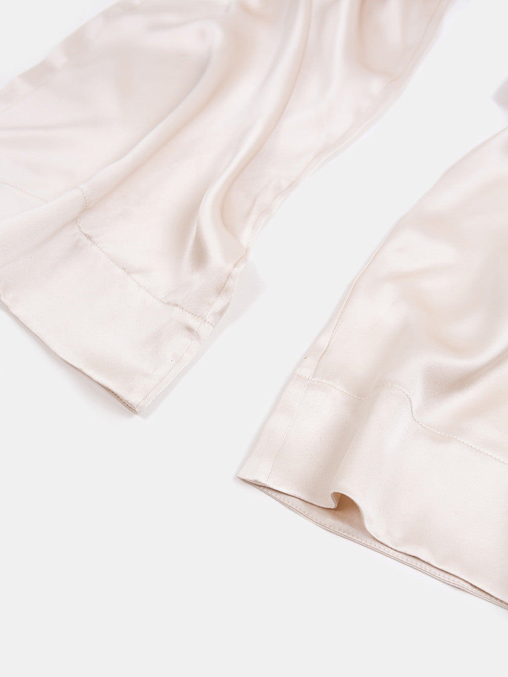 Jules Silk Charmeuse Pant in Alabaster