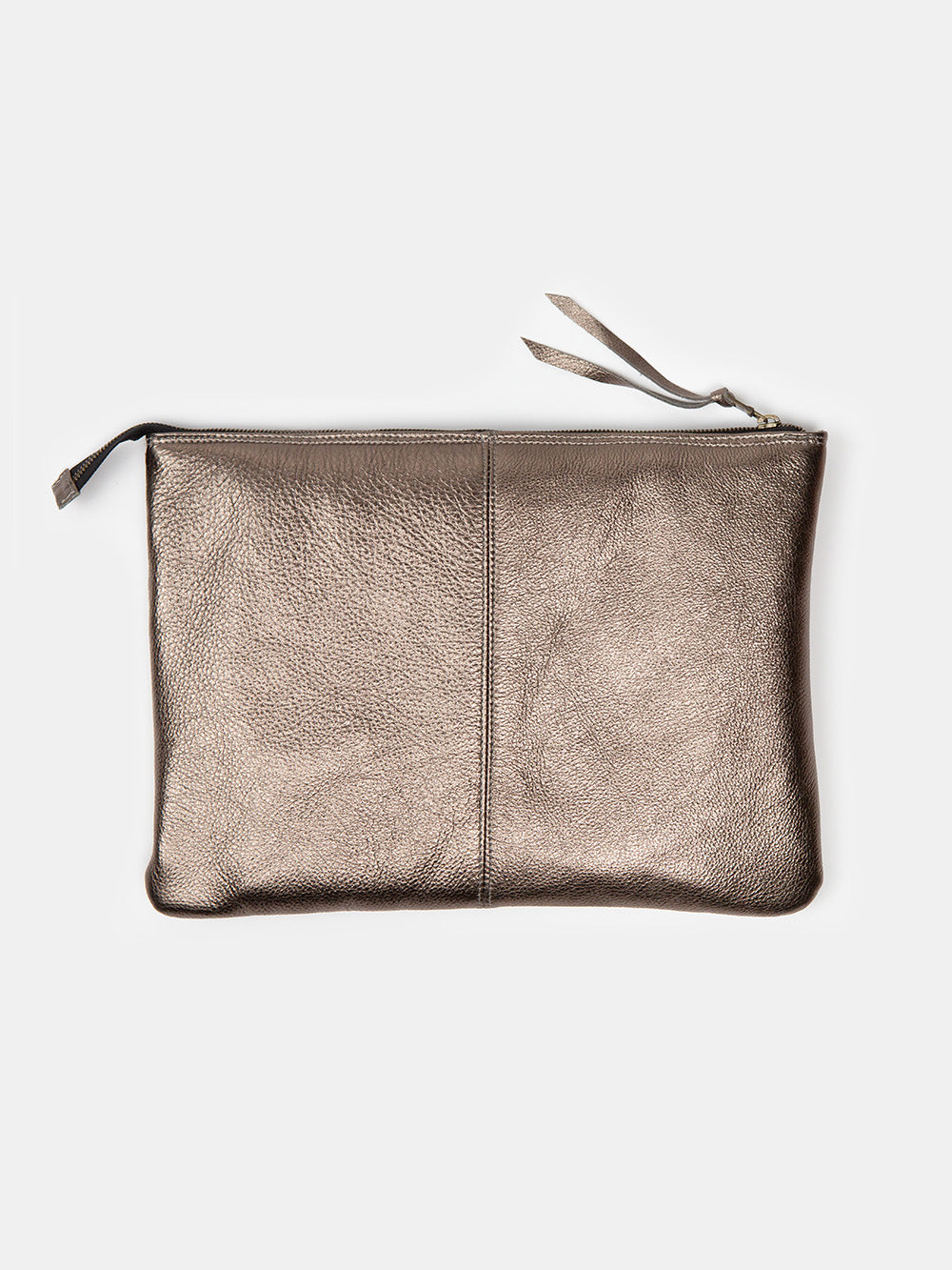 Esben Leather Laptop Folio in Bronze