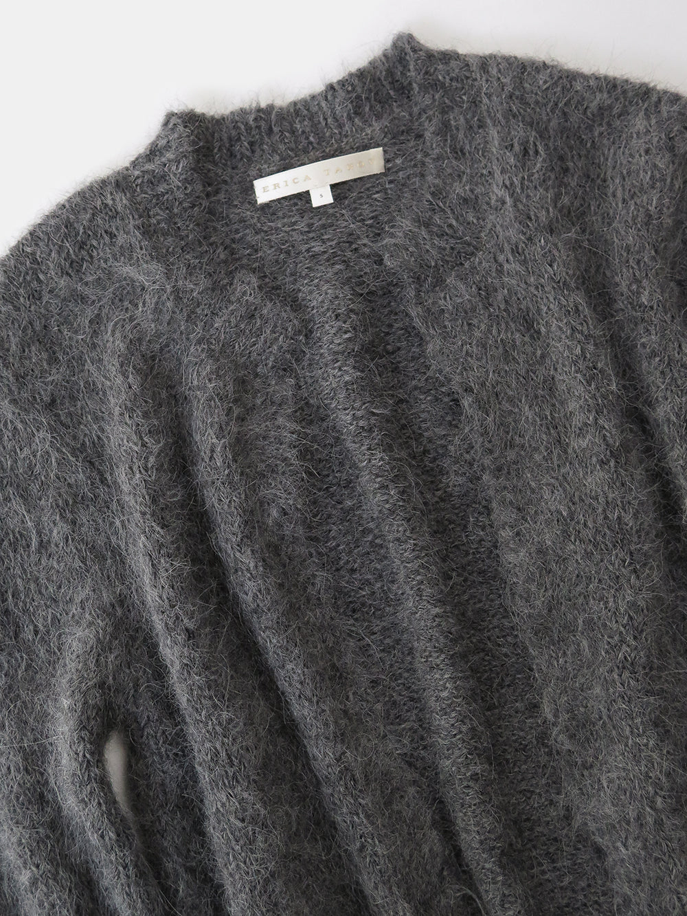 Alpaca Open Cardigan in Dark Grey