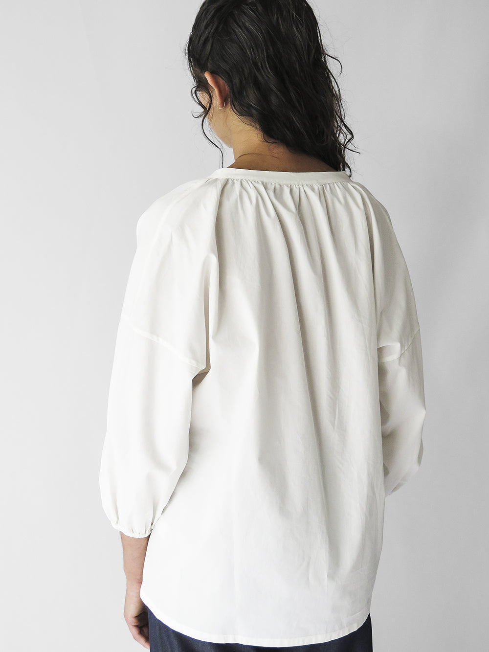 Patricia Cotton Blouse in Ivory