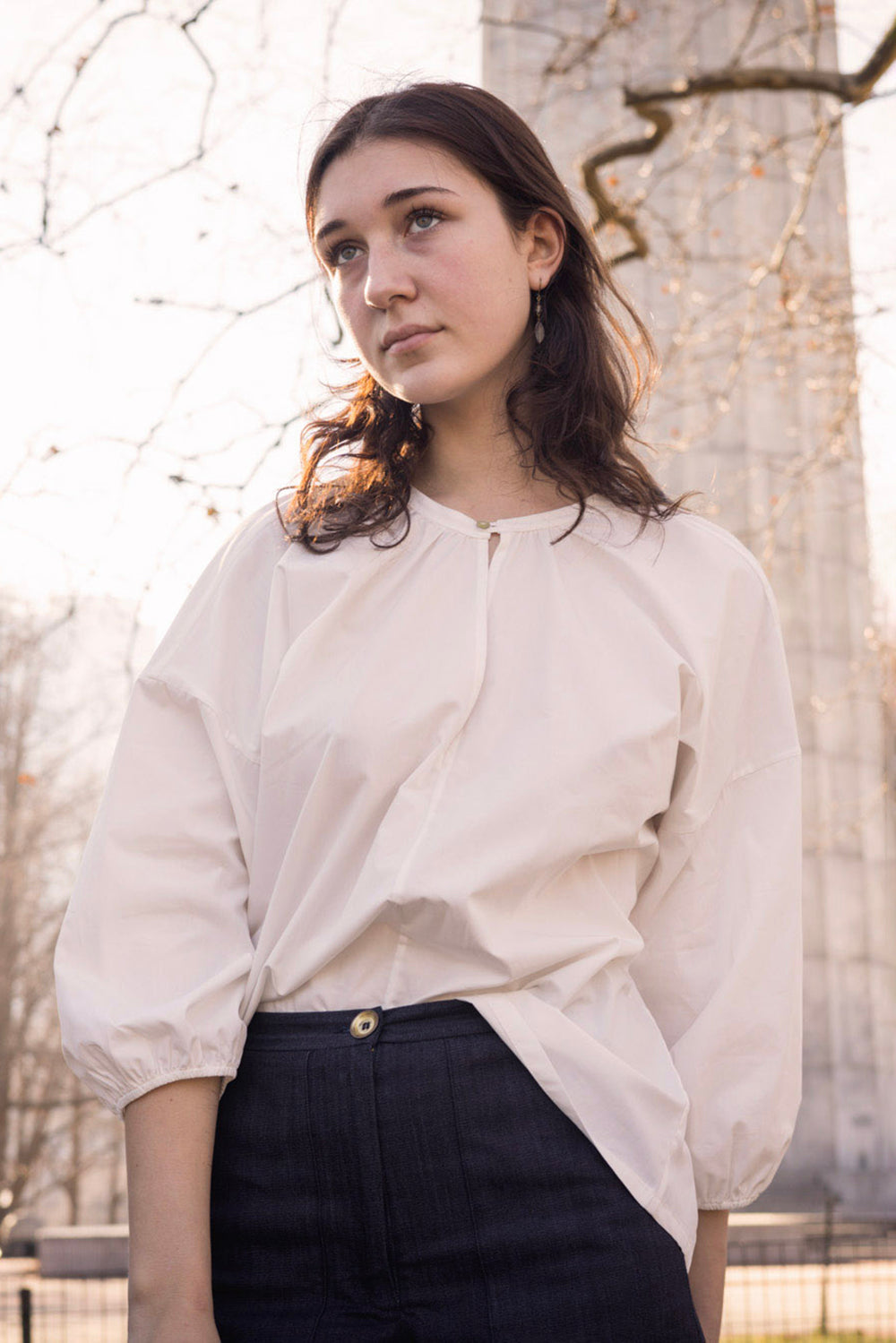 Ivory blouse shop