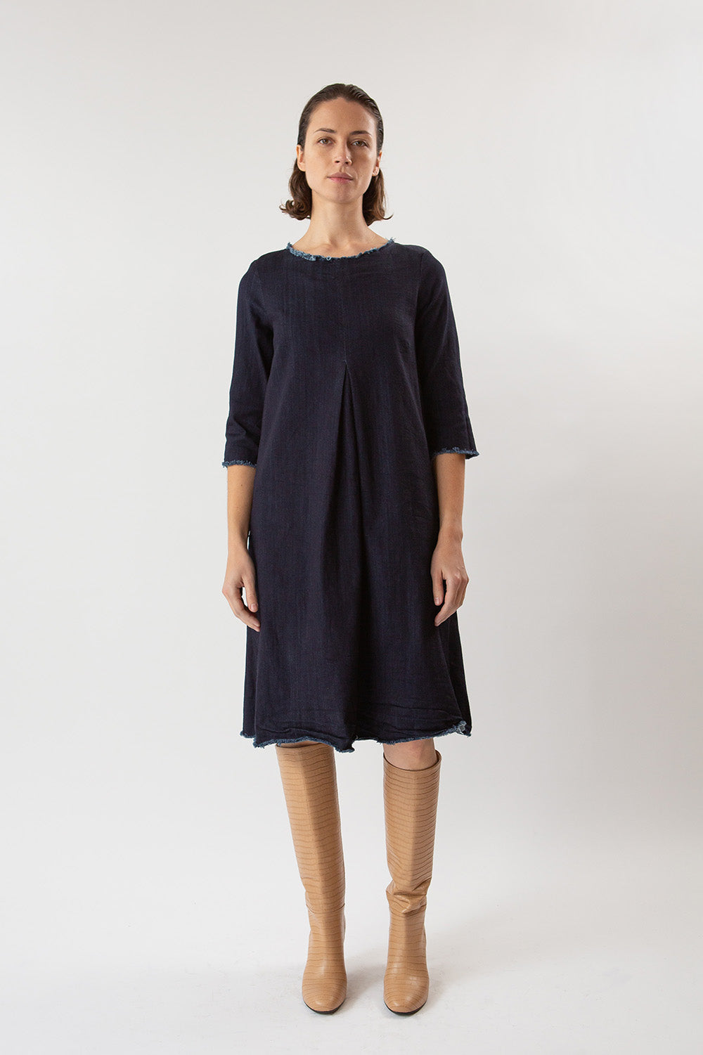 Signature Rye Dress In Denim