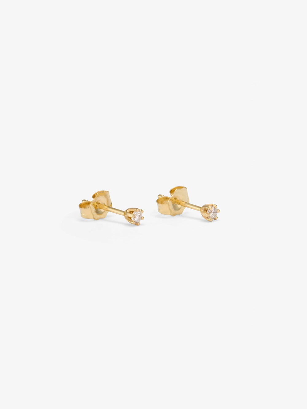 Satomi Kawakita Baby White Diamond Studs