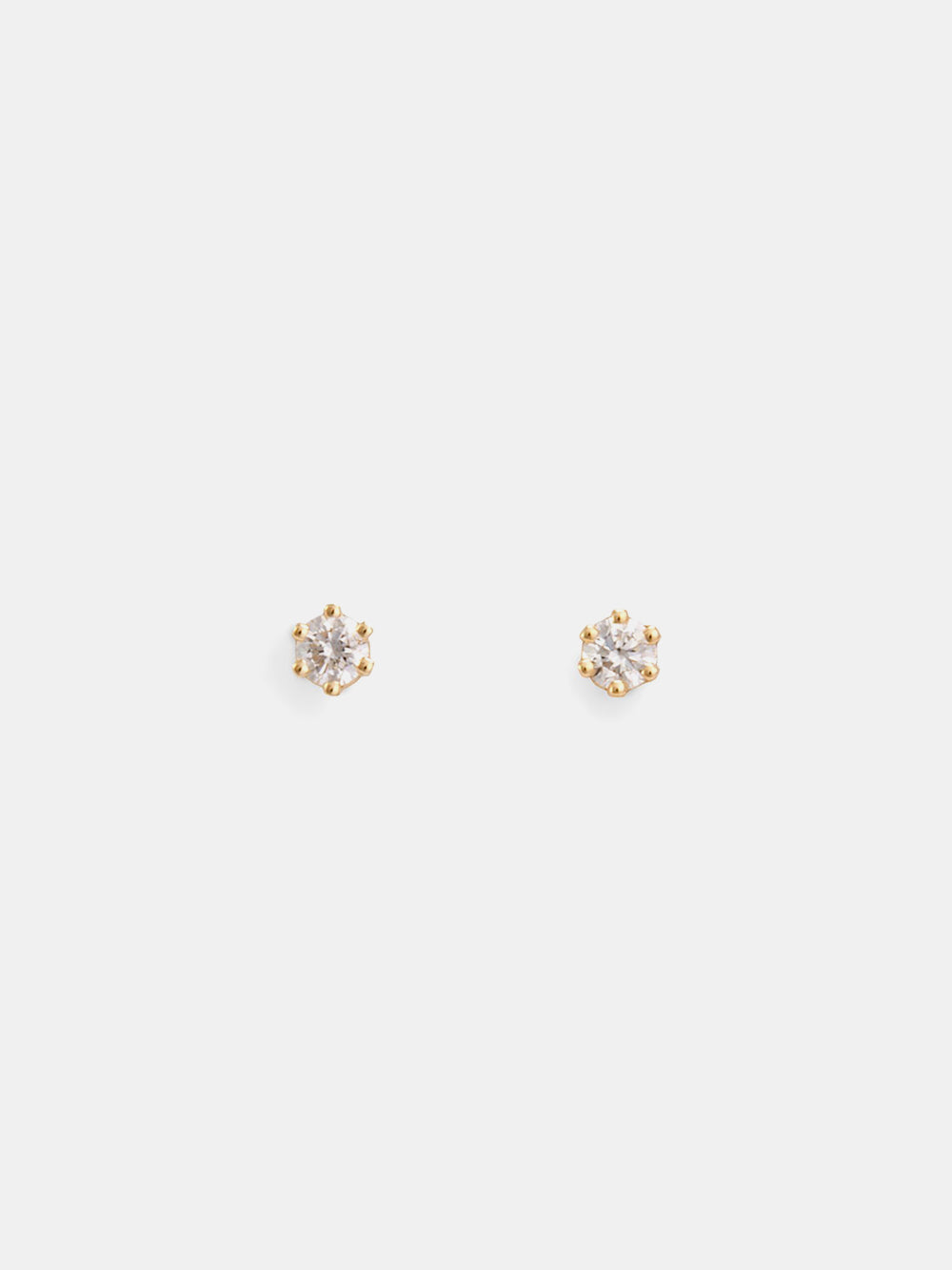 Satomi Kawakita Baby White Diamond Studs