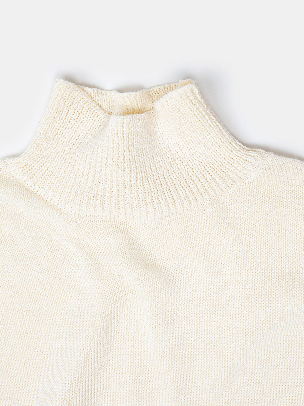 Pima Cotton Turtleneck in Natural