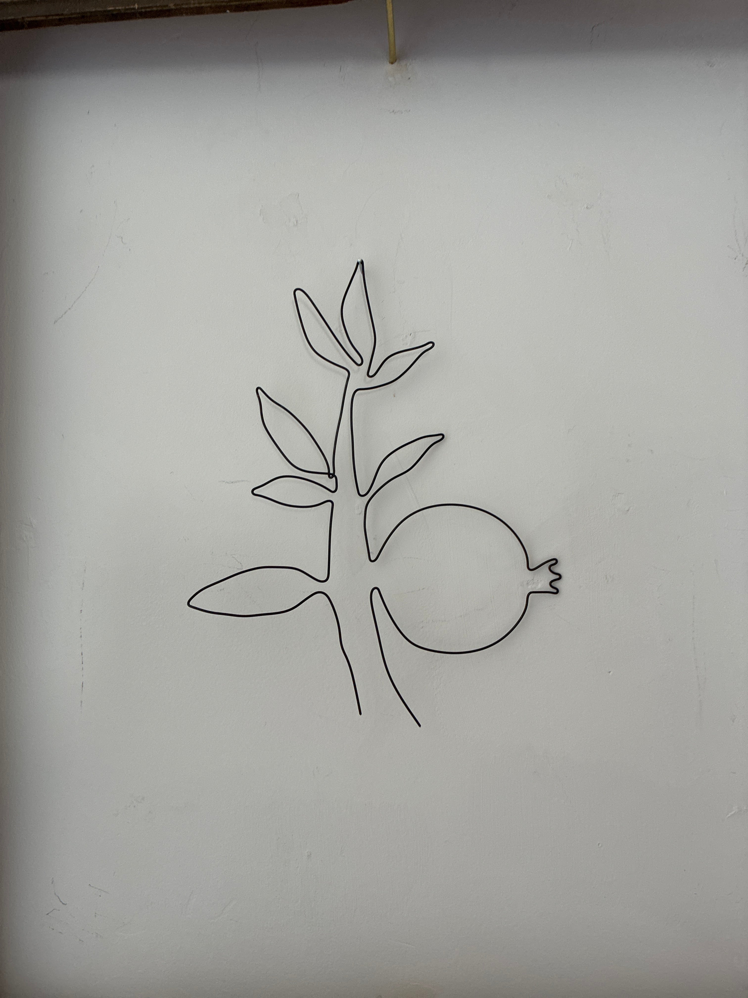 Isabelle Tanov Steel Vine Pomegranate