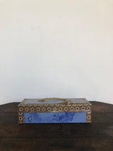 Antique French Paper and Wood Box