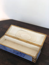 Antique French Paper and Wood Box