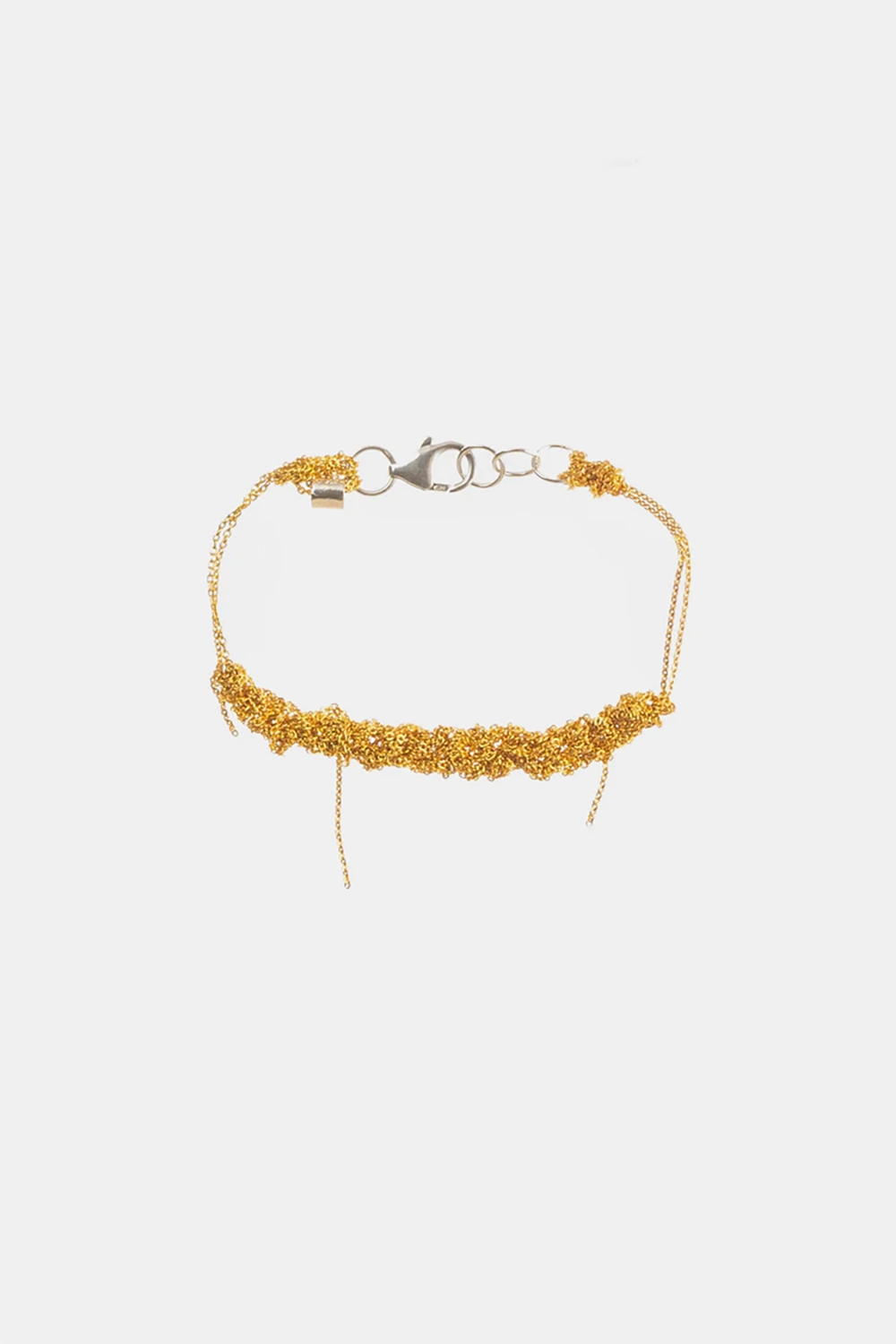 Arielle De Pinto 2-Tone Bare Chain Bracelet in Gold