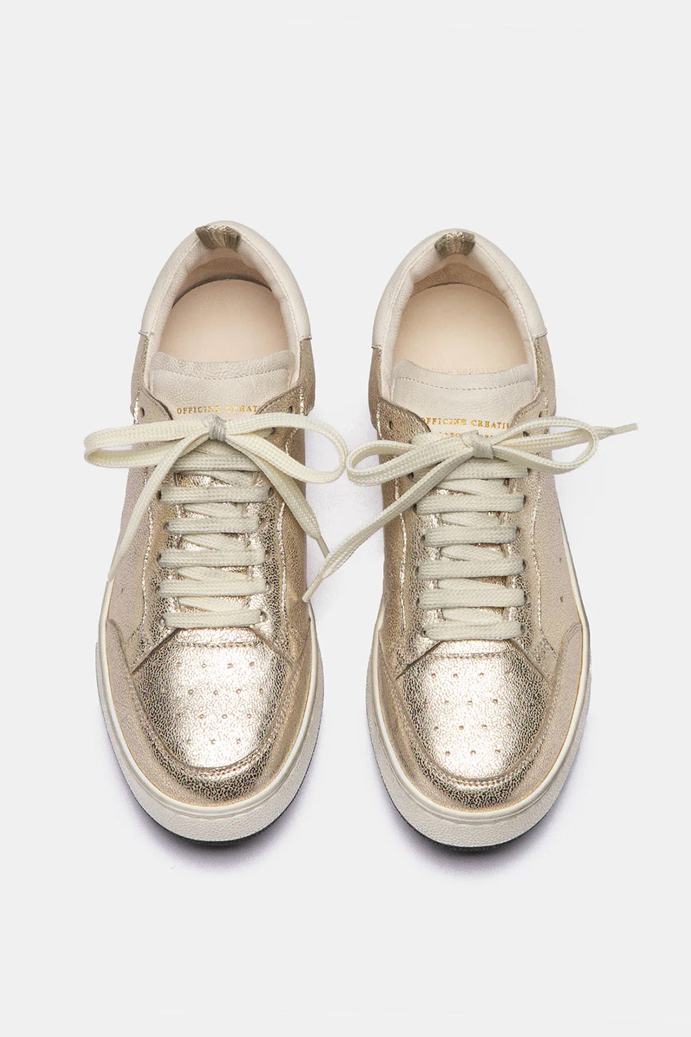 Officine Creative The Answer Sneaker in Gold