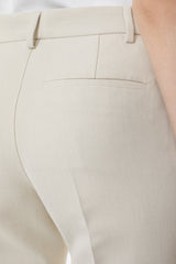 Closed Wharton Pants In Plaster Beige