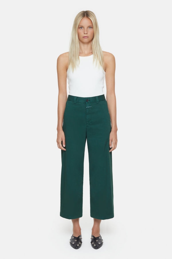 Closed Barton Pants In Fern Green