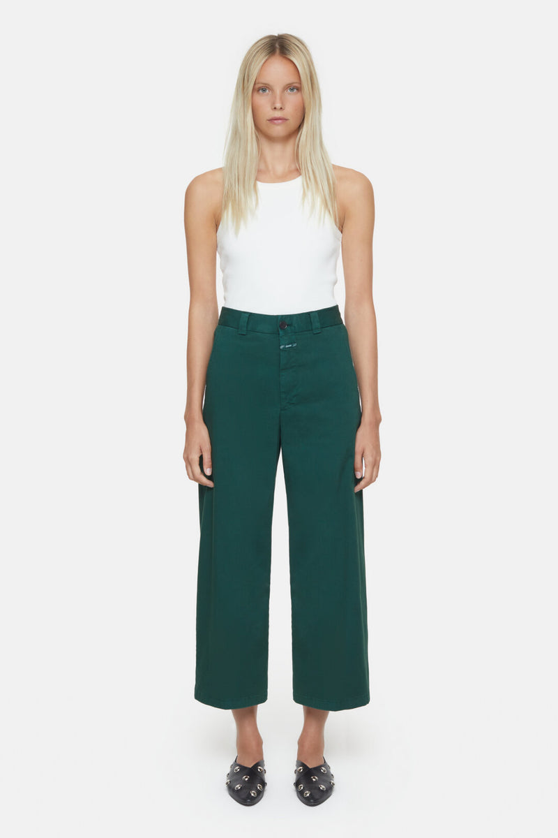 Closed Barton Pants In Fern Green