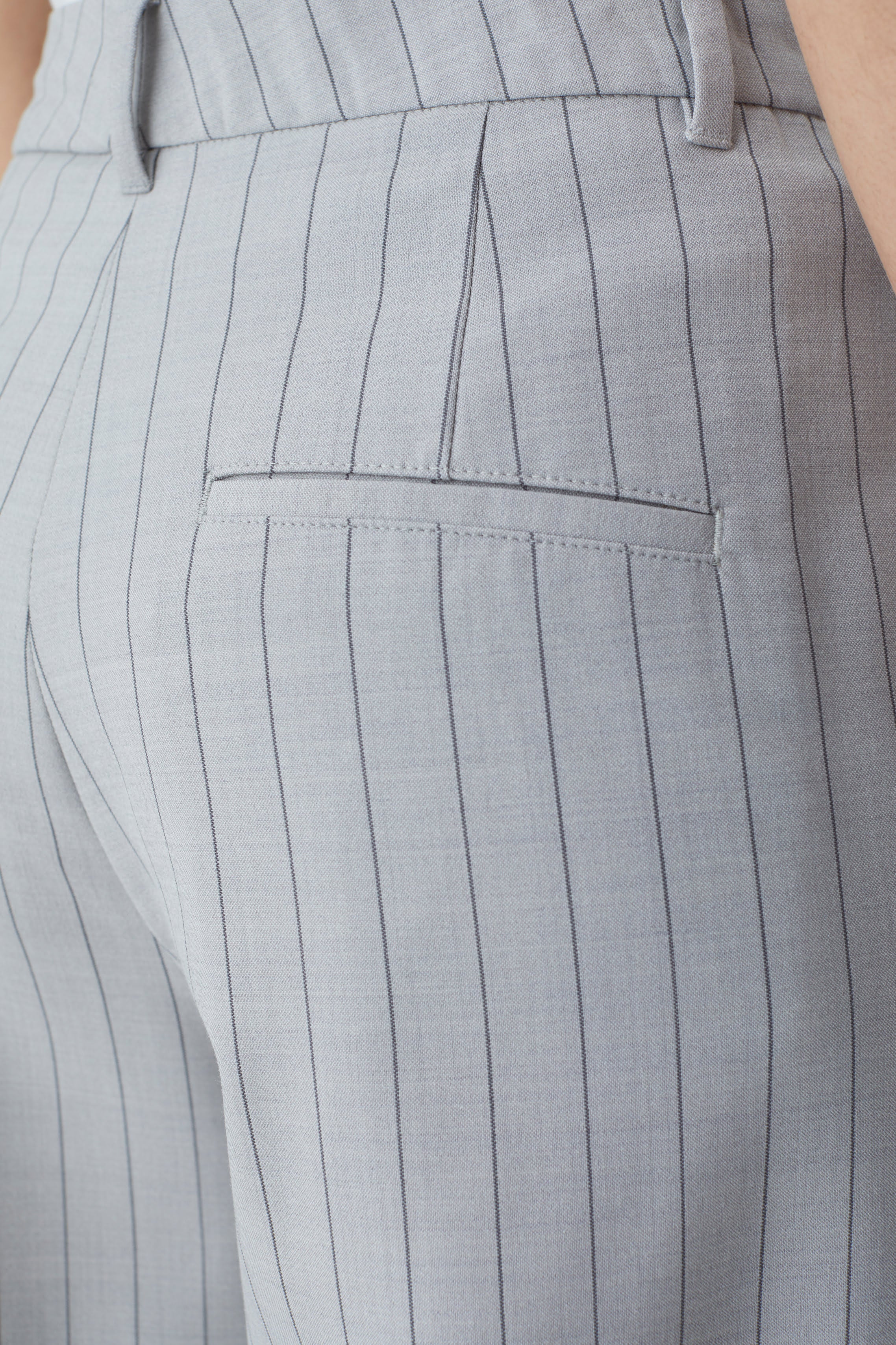 Closed Barton Pants In Grey Marble
