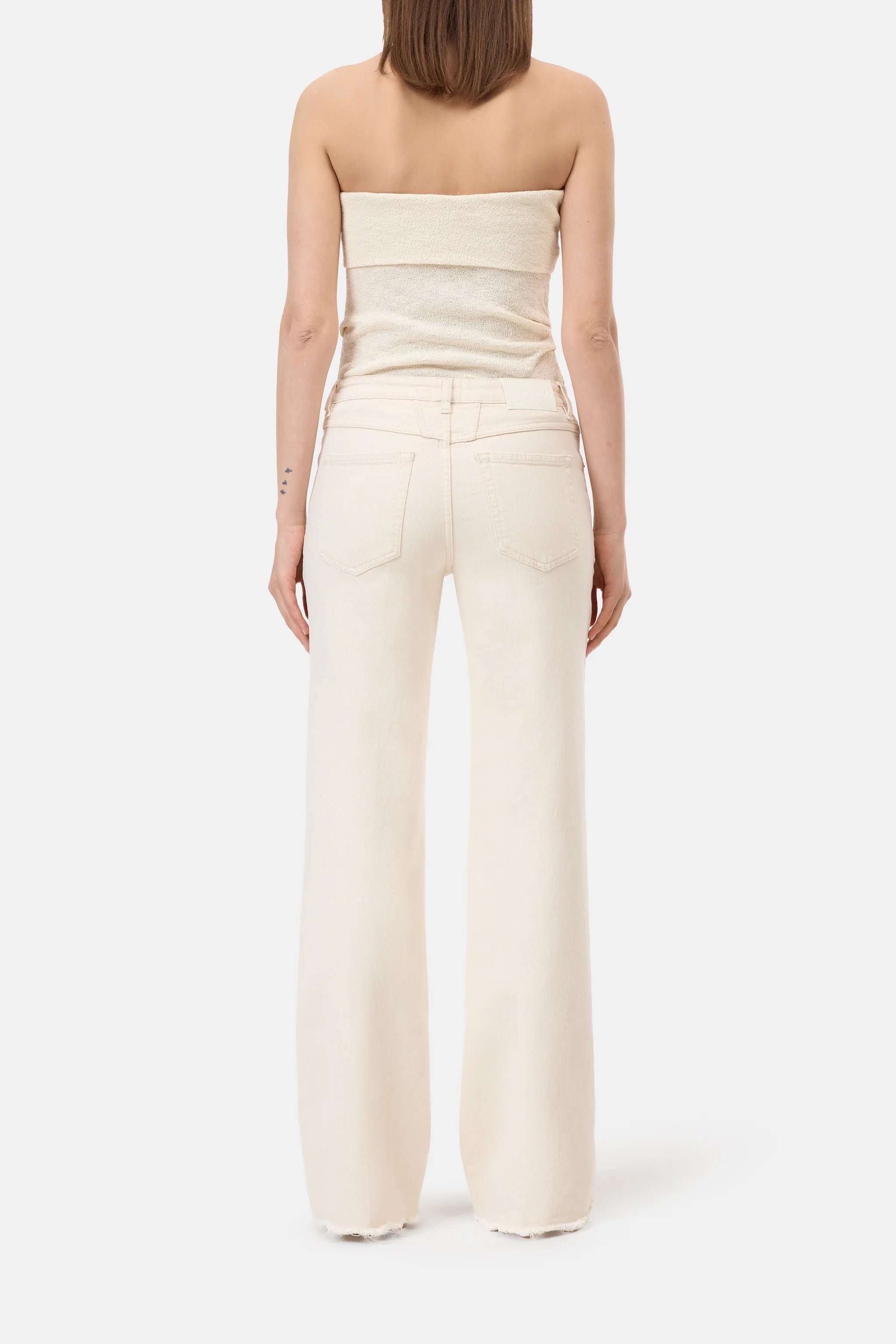 パンツ O BIANI SS25 'Work' pants (CC838AC0028 66) Closed Gillan Pants In Ivory
