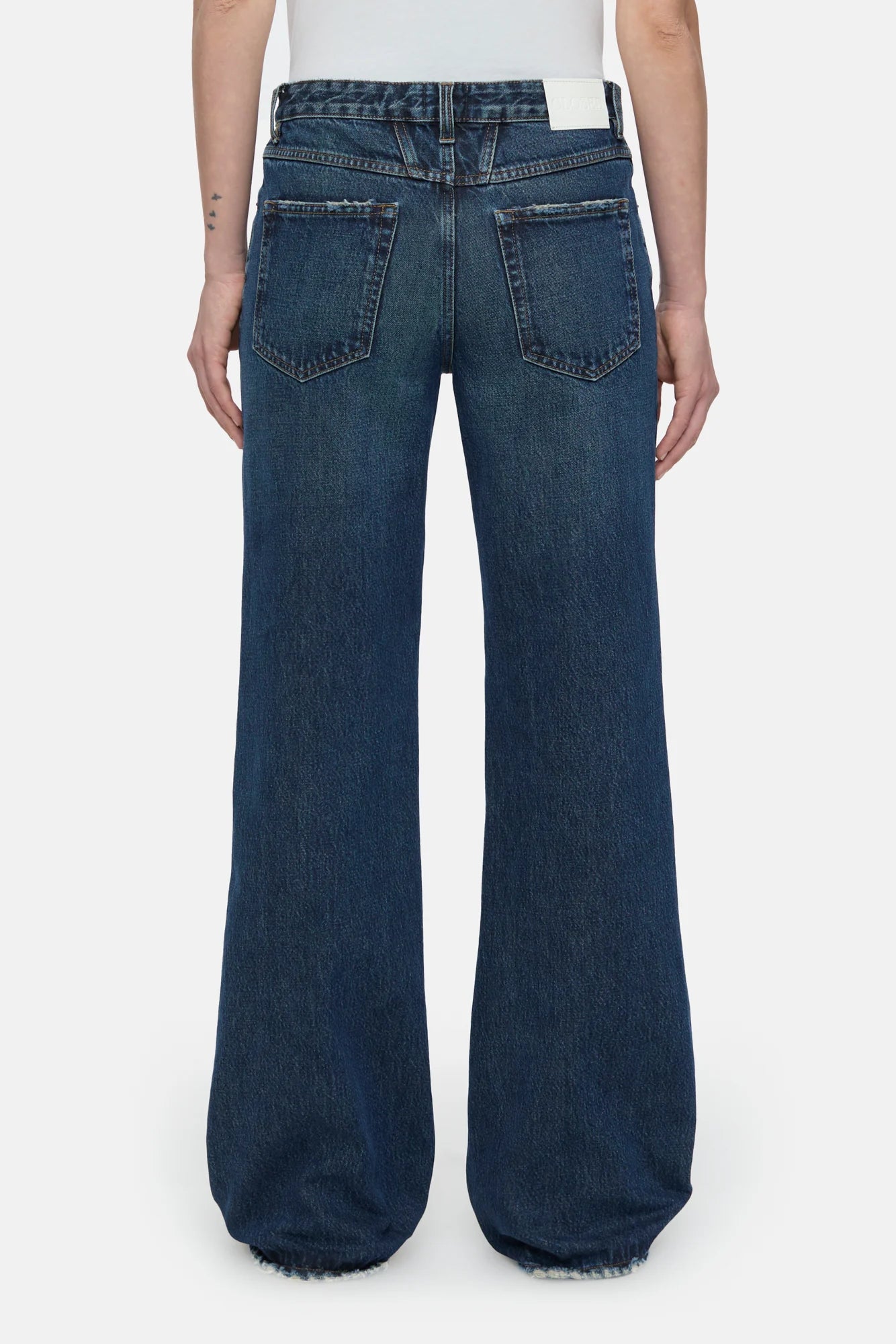 デニム・ジーパン CLOSED Gillan low waist jeans Blu Closed Gillan Pants In Dark Blue