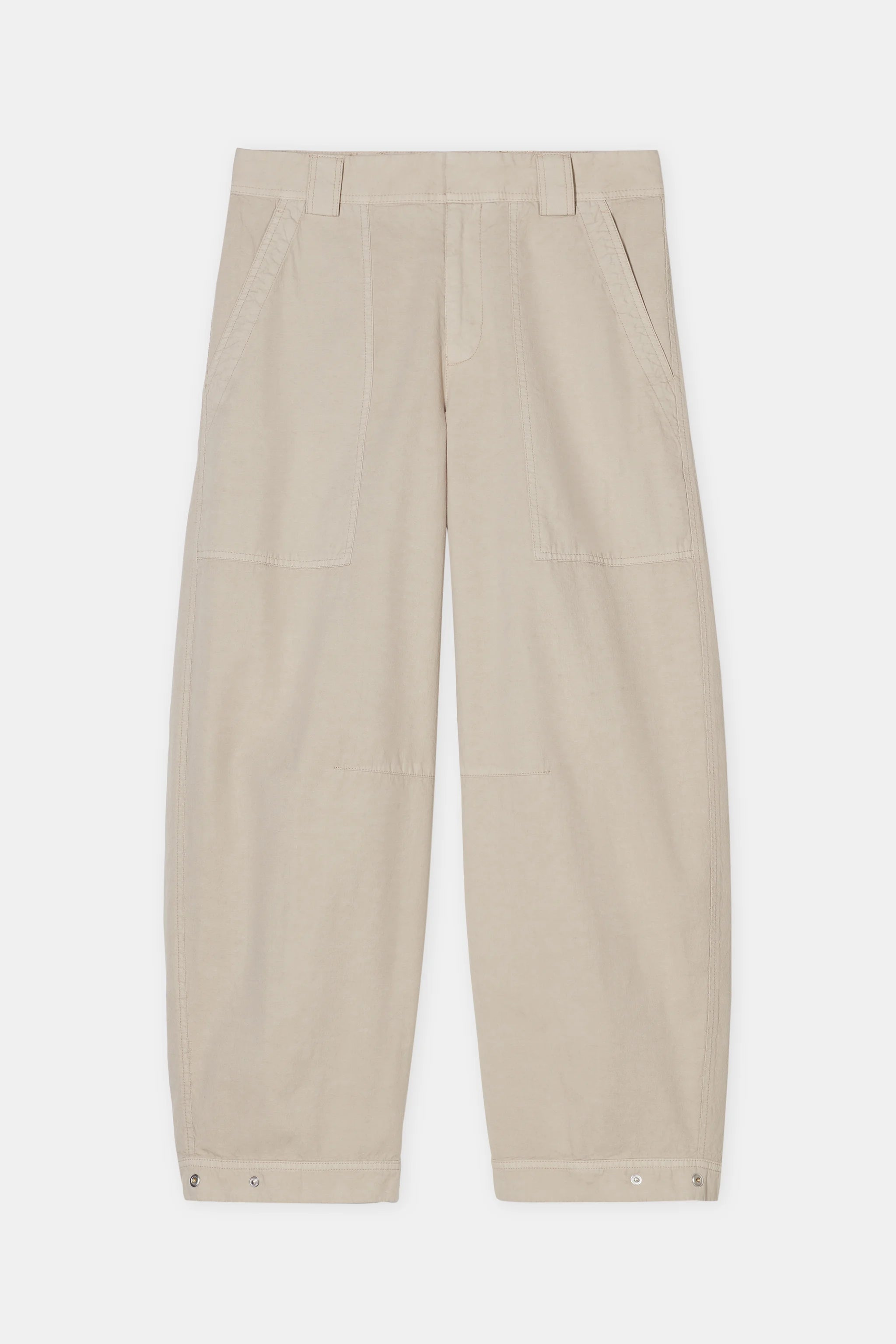 パンツ CLOSED Rhannon cotton blend trousers Beige Closed Rhannon Pants In Soft Beige