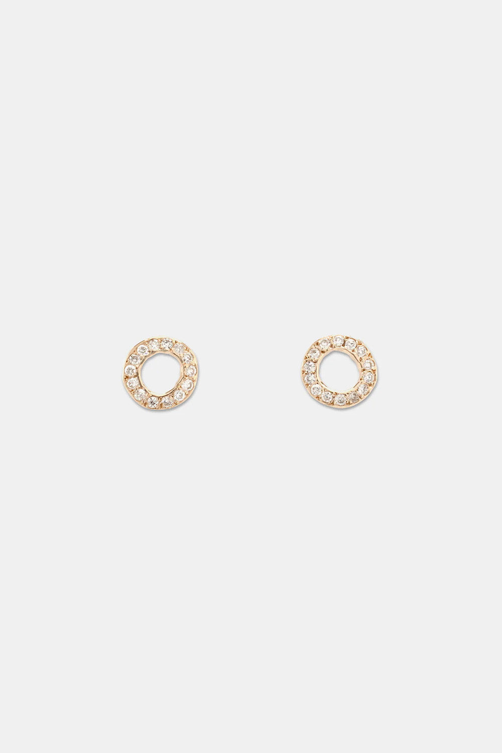 Satomi Kawakita Open Circle Diamond Studs