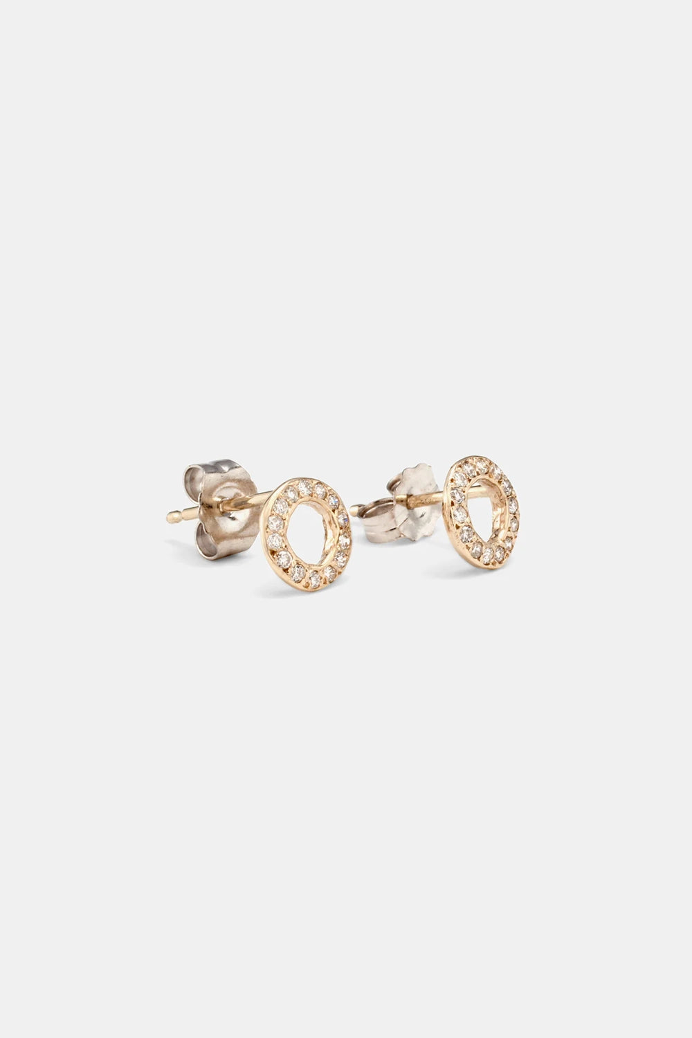 Satomi Kawakita Open Circle Diamond Studs