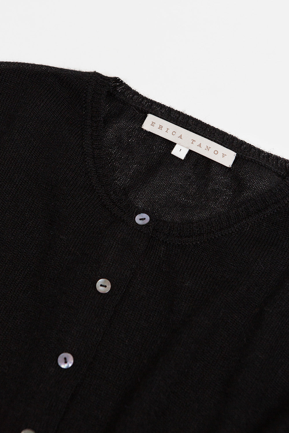Alpaca Classic Cardigan in Black