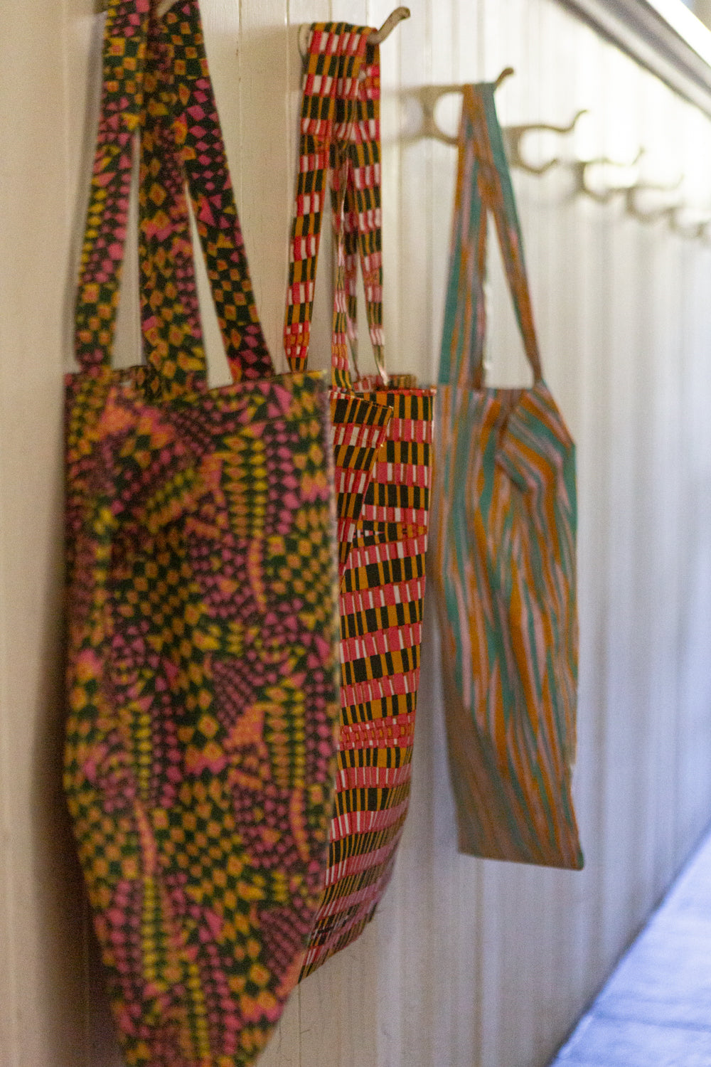 Cotton Tote in Jessica Fish 'Portal'