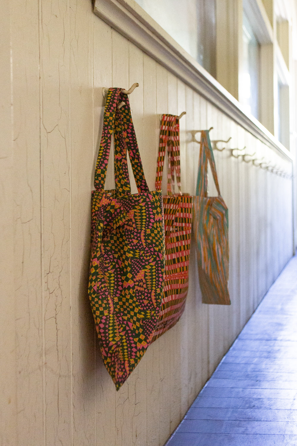 Cotton Tote in Jessica Fish 'Ritual'