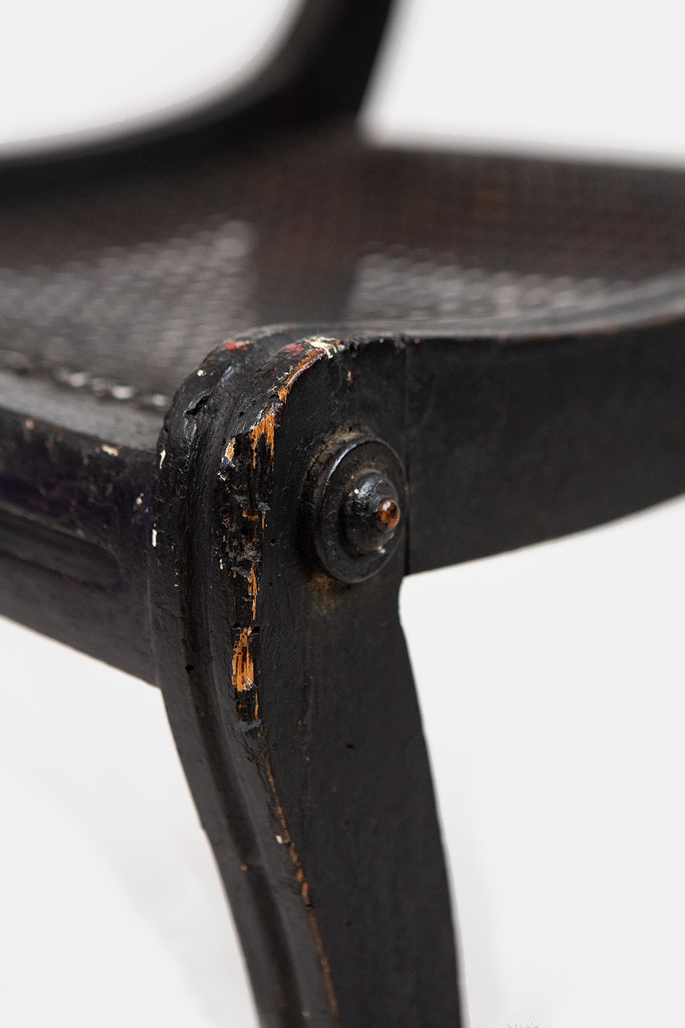 Pair of Early 20th Century Black Side Chairs