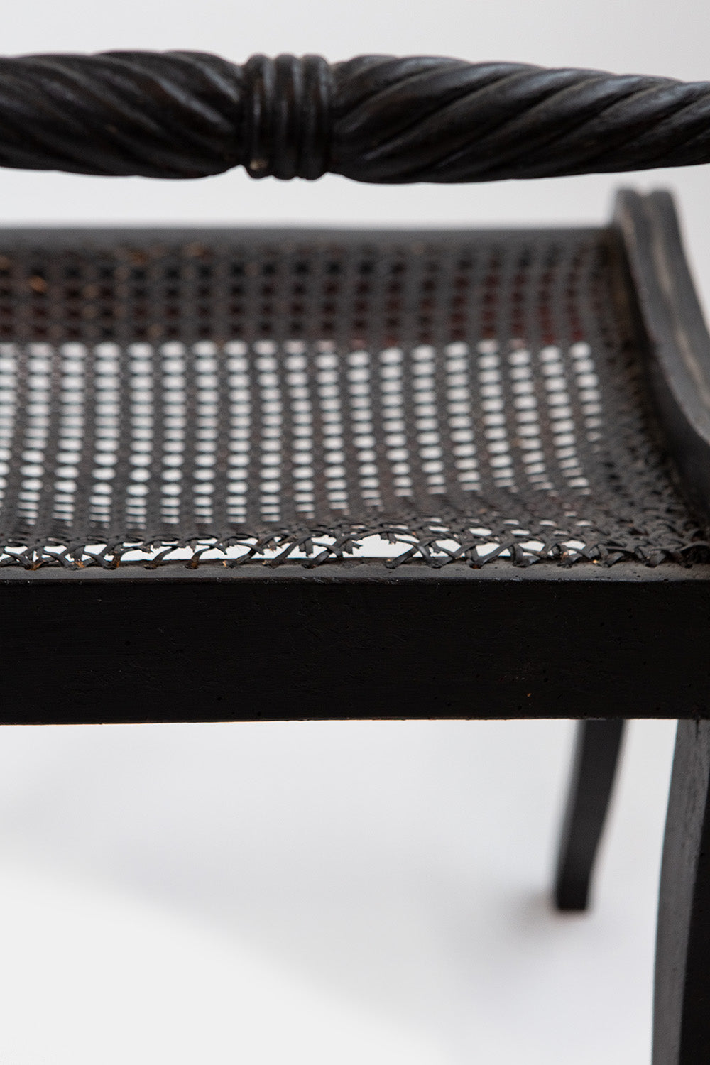 Pair of Early 20th Century Black Side Chairs