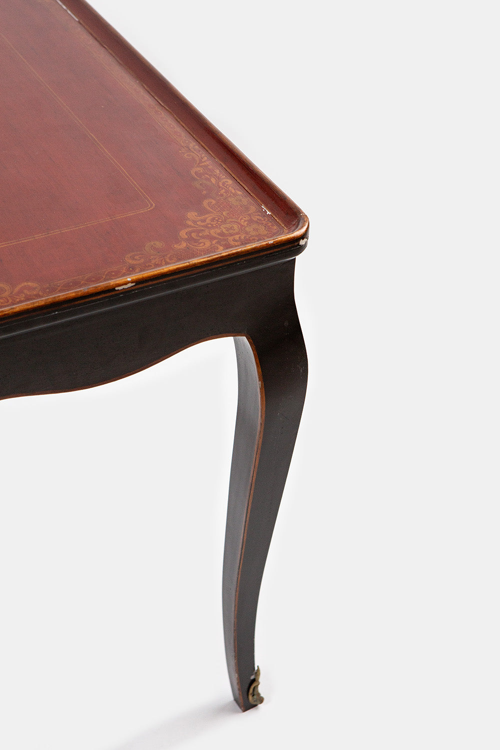 French Lacquer Polychrome Occasional Table