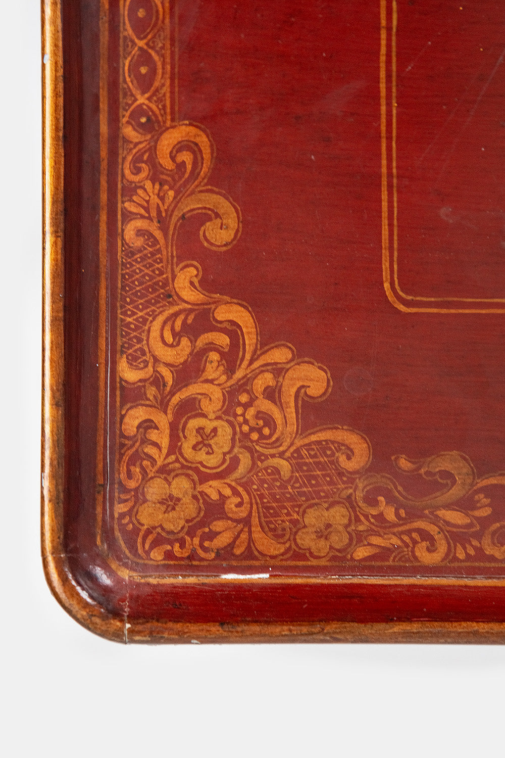 French Lacquer Polychrome Occasional Table