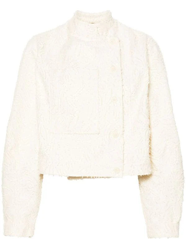 Henrik Vibskov Moon Jacket In Off White Bird Henrik Vibskov Moon Jacket In Off White Bird