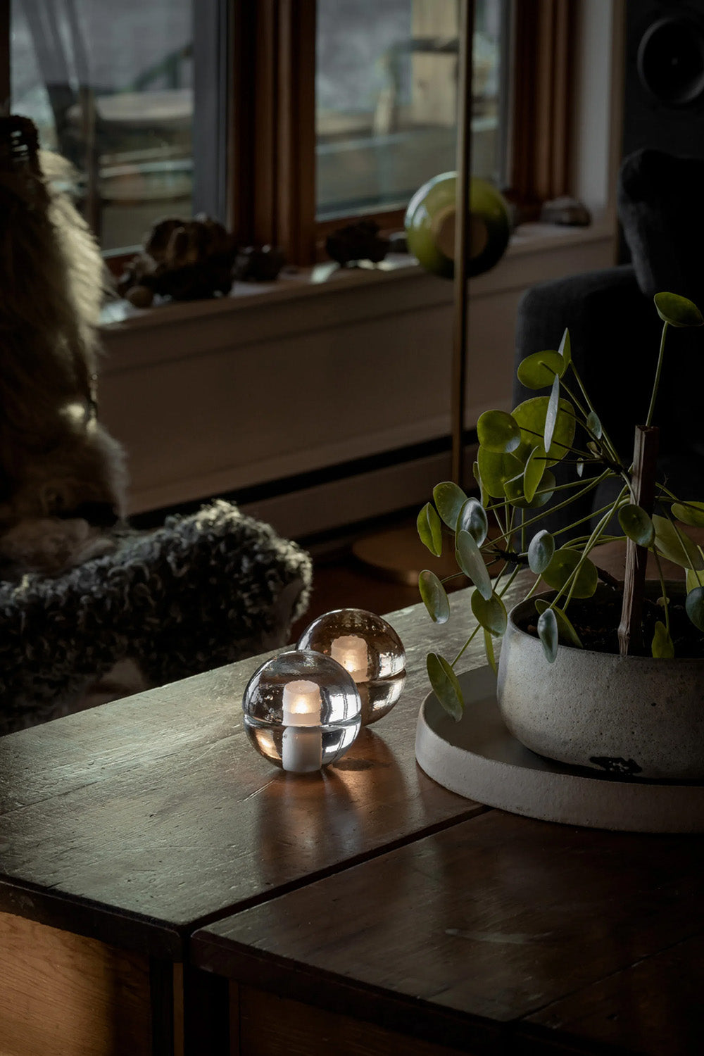 Bocci 14p Portable Table Light in Clear