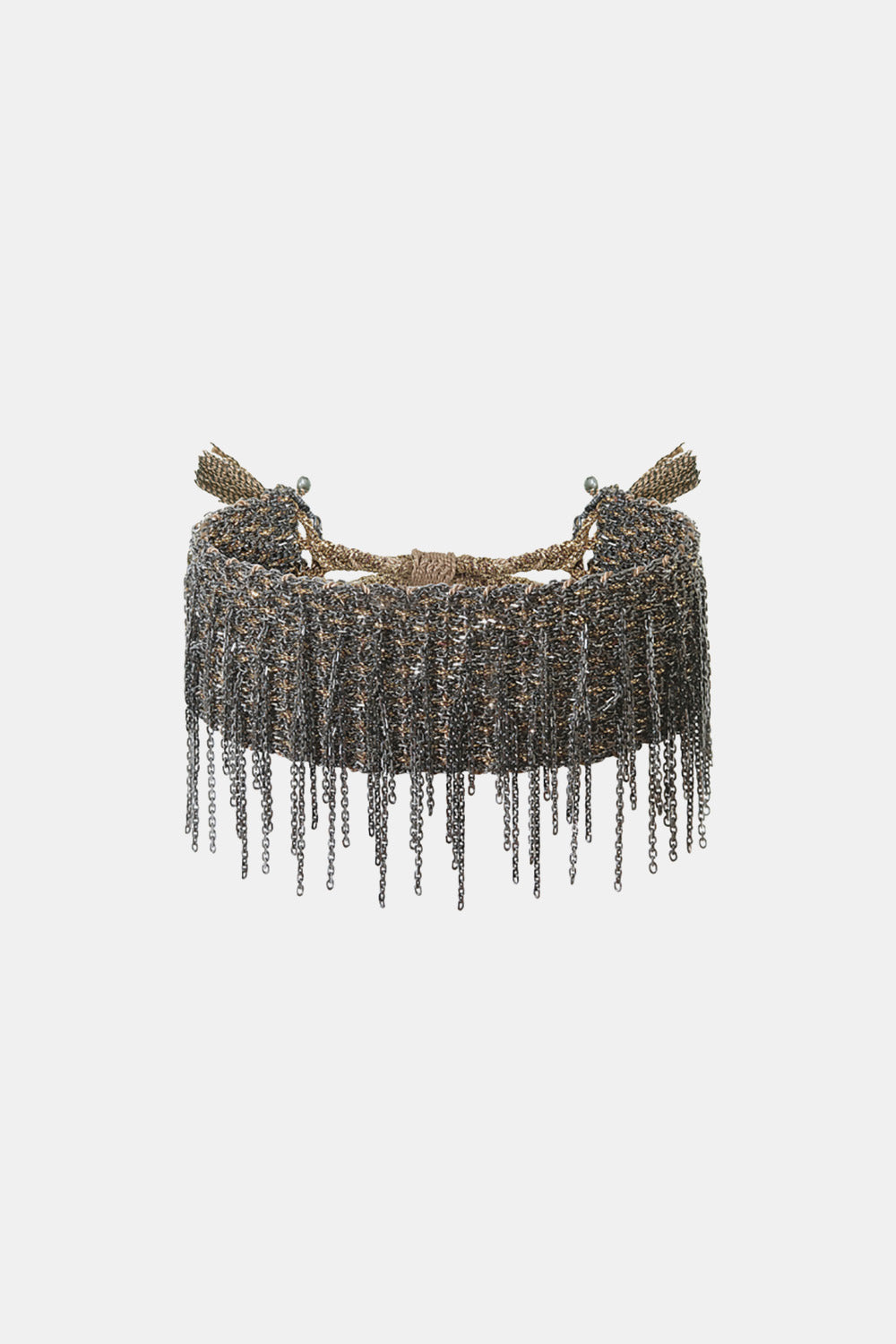 Marie Laure Chamorel Ruthenium And Gold Bracelet