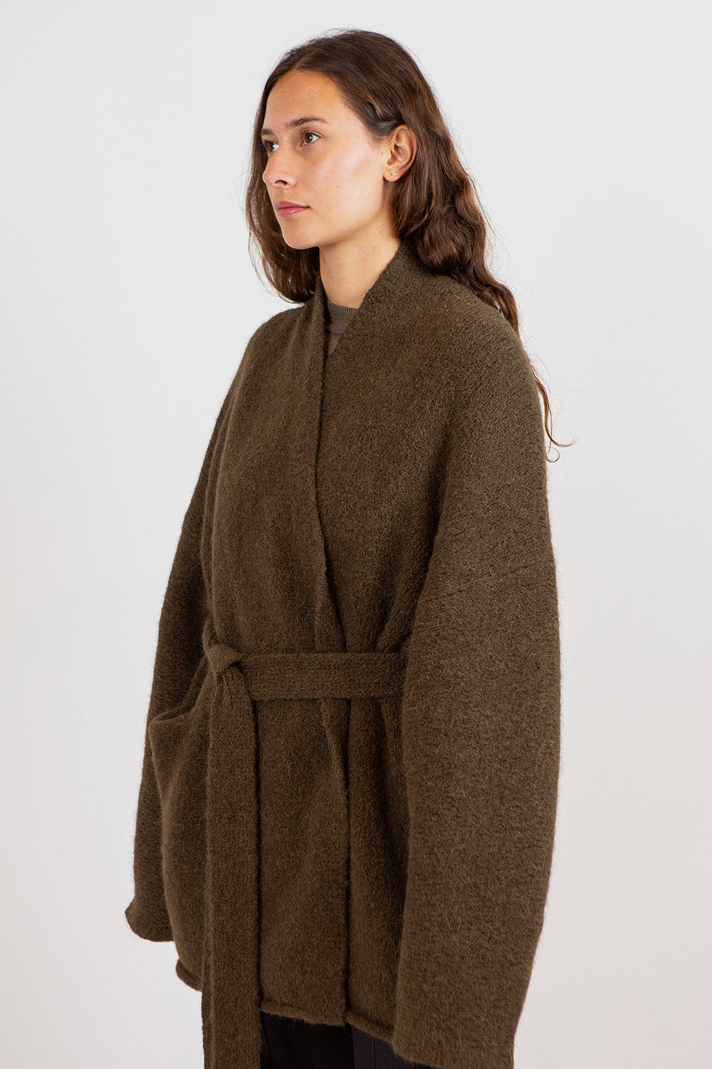 Lauren Manoogian Coto Cardigan in Olive
