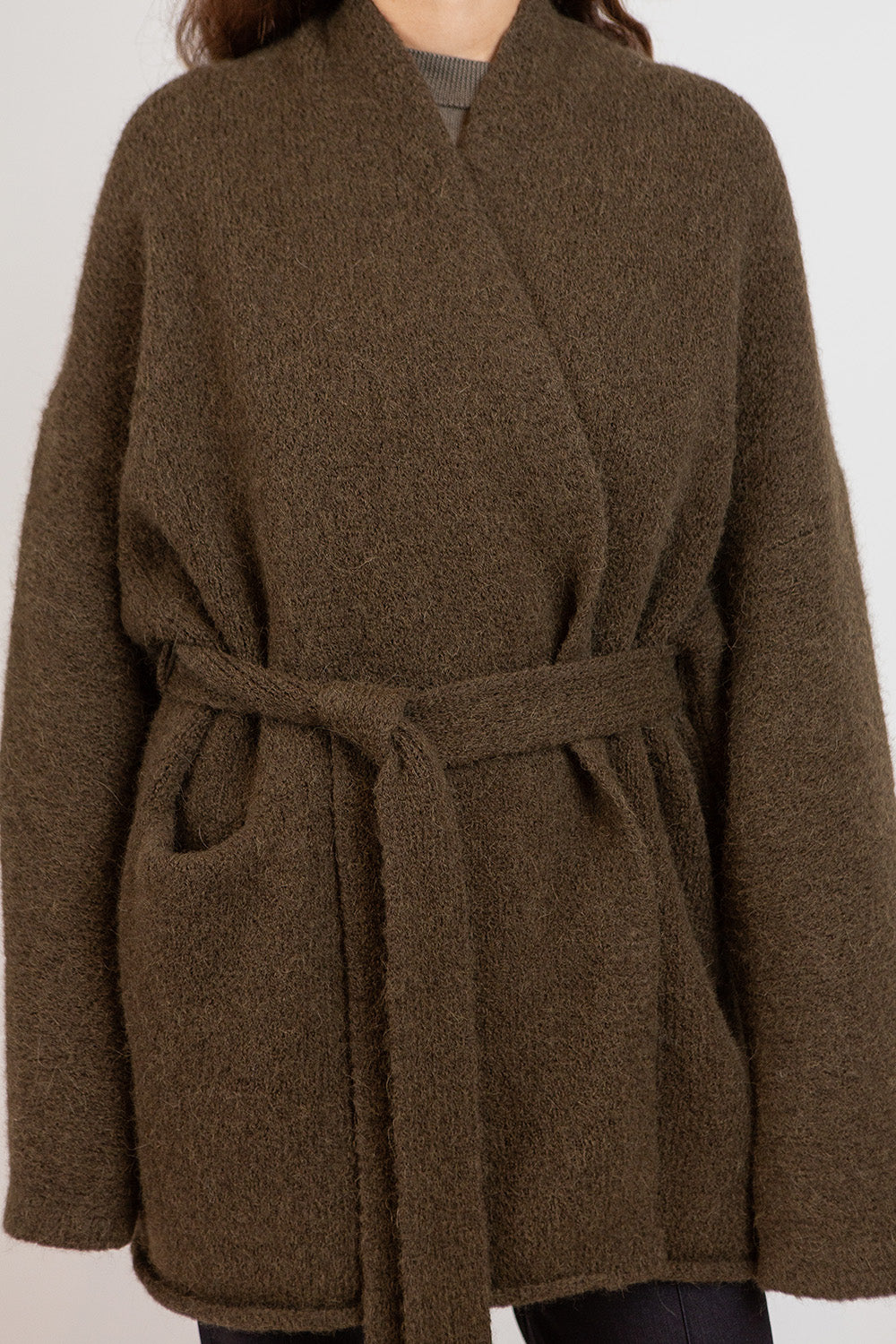 Lauren Manoogian Coto Cardigan in Olive
