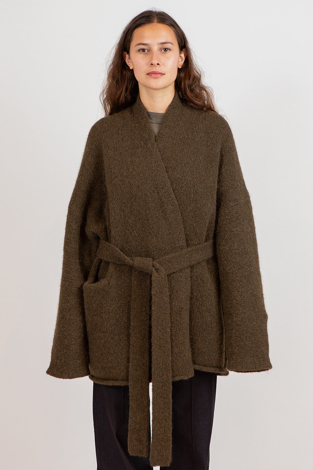 Lauren Manoogian Coto Cardigan in Olive