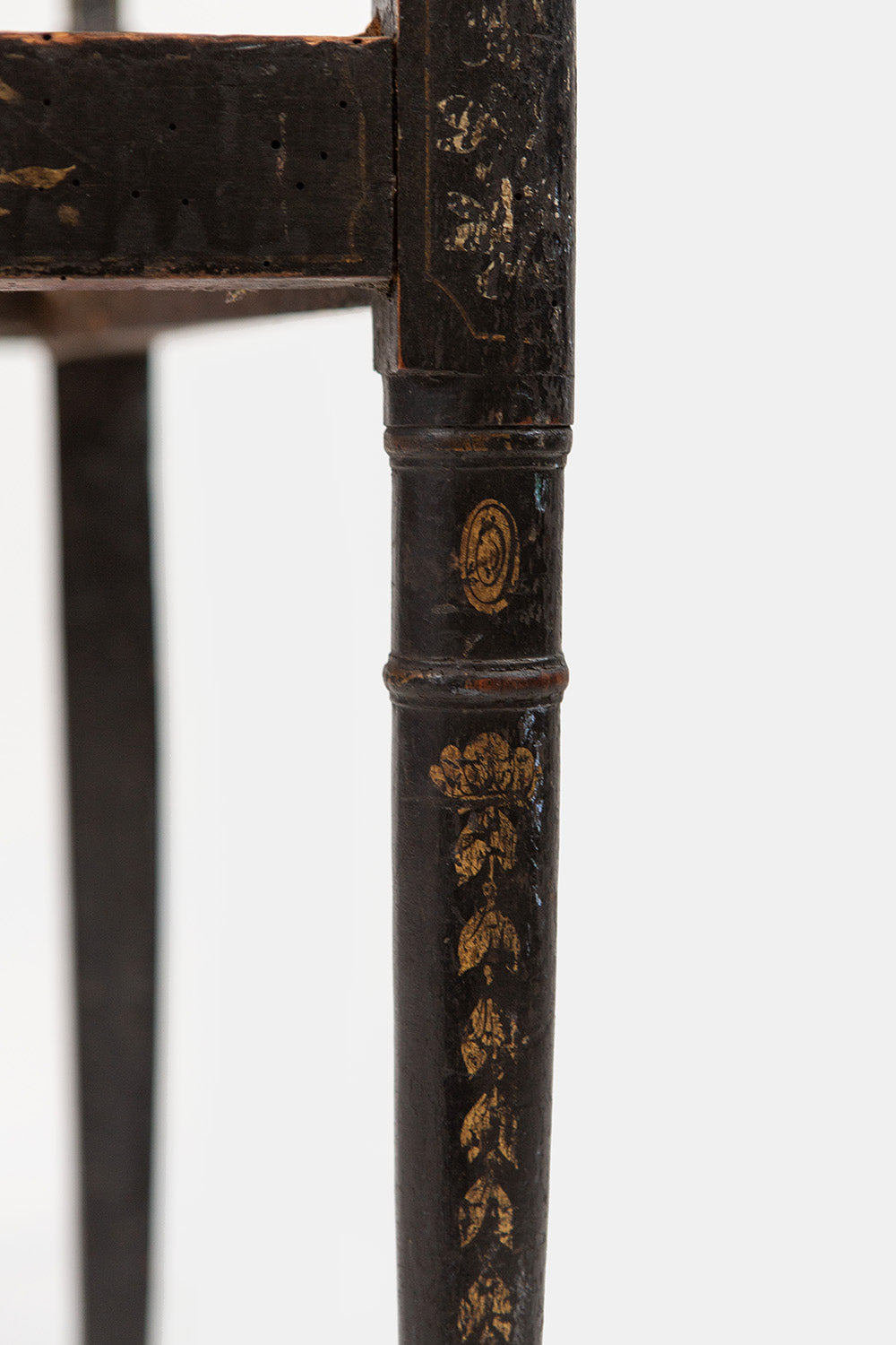 Painted Victorian Armchair with Cane Seat