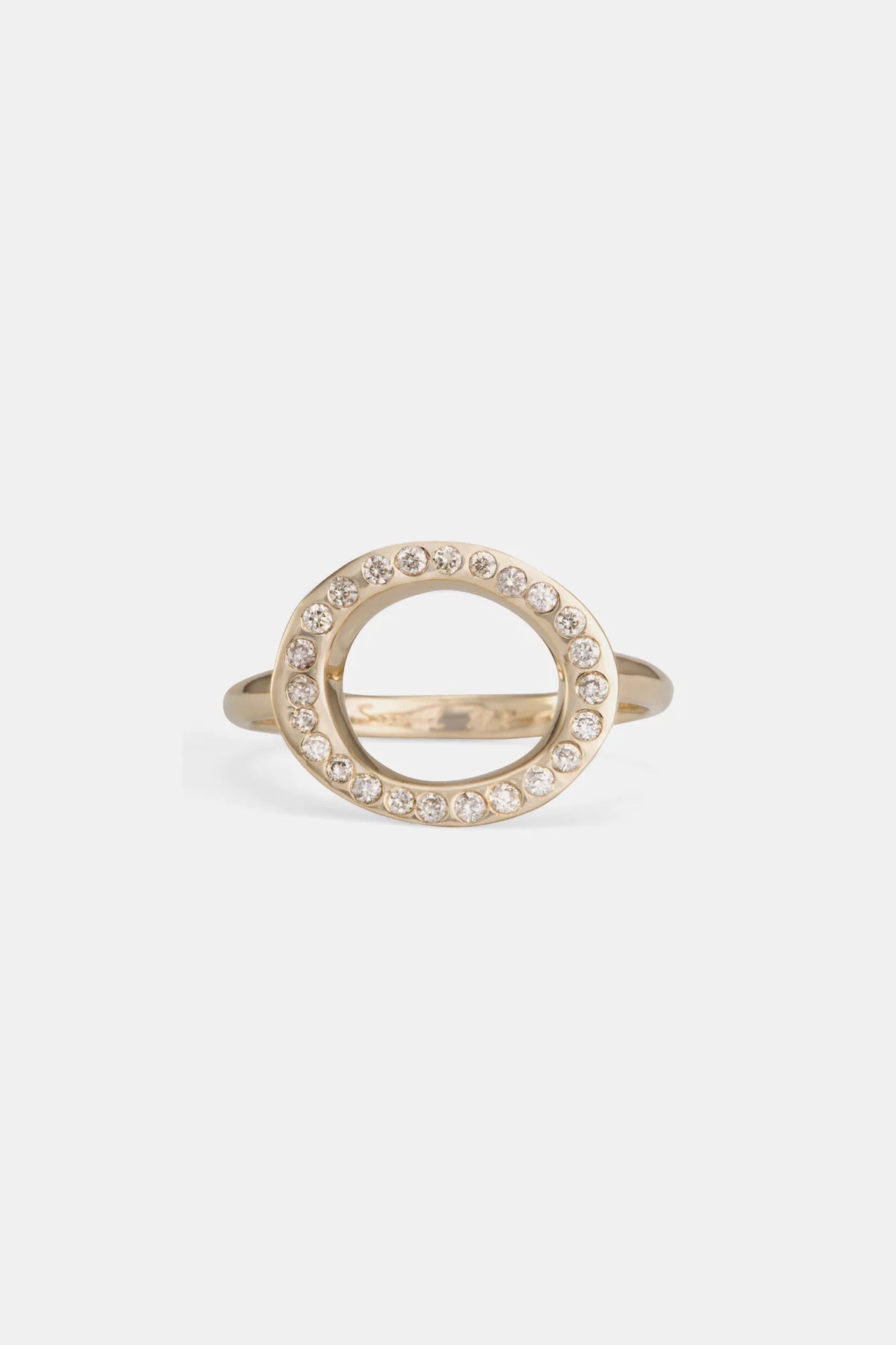 Satomi Kawakita Open Circle Diamond Ring