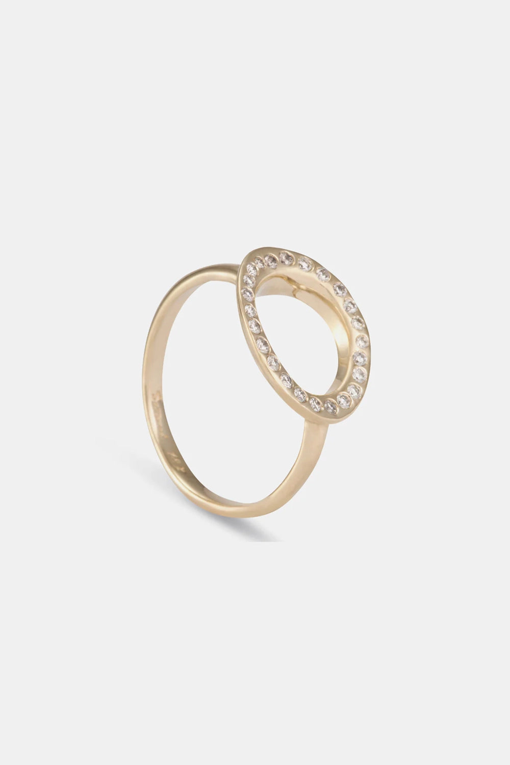 Satomi Kawakita Open Circle Diamond Ring