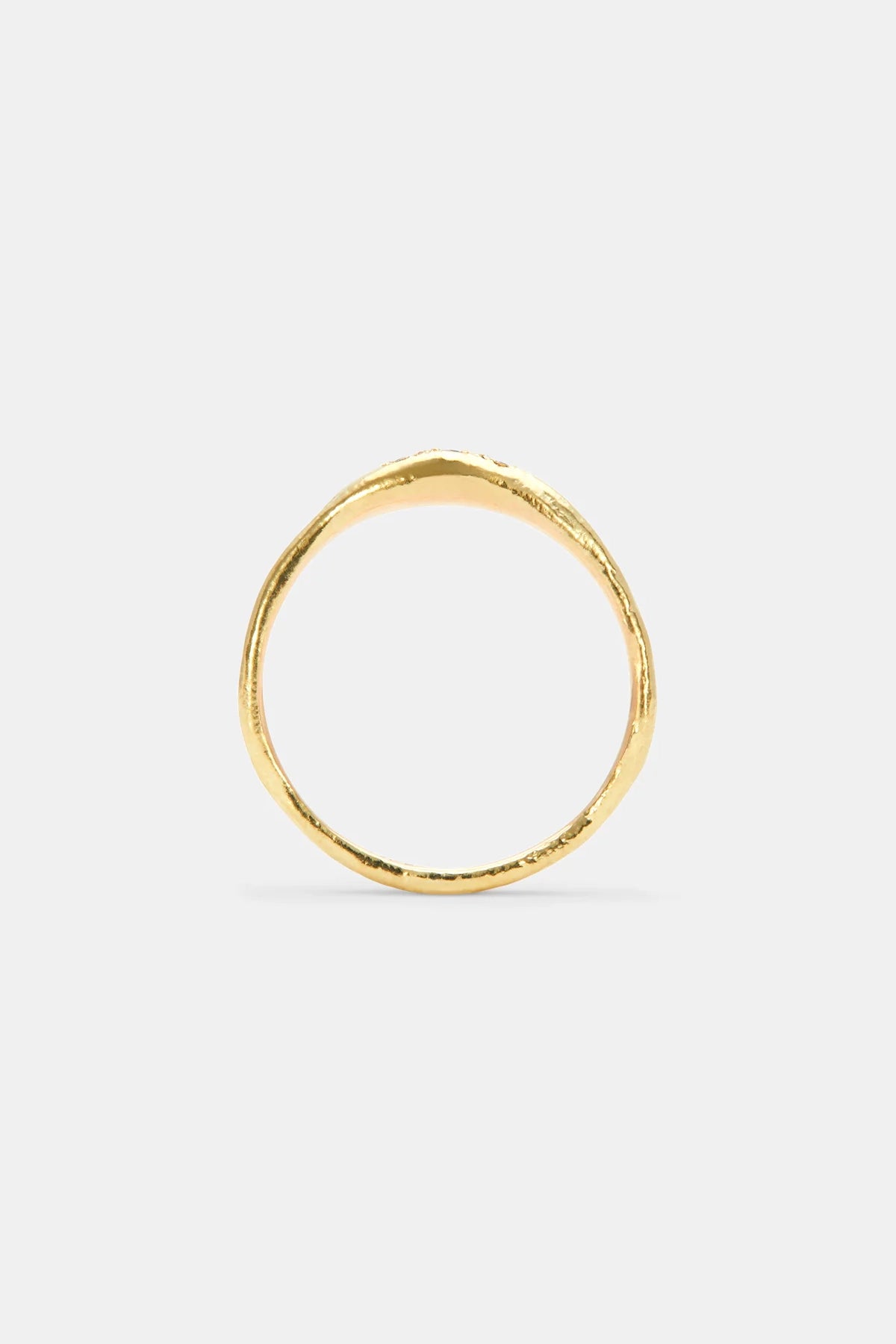 Satomi Kawakita Brown Diamond Terra Signet Ring
