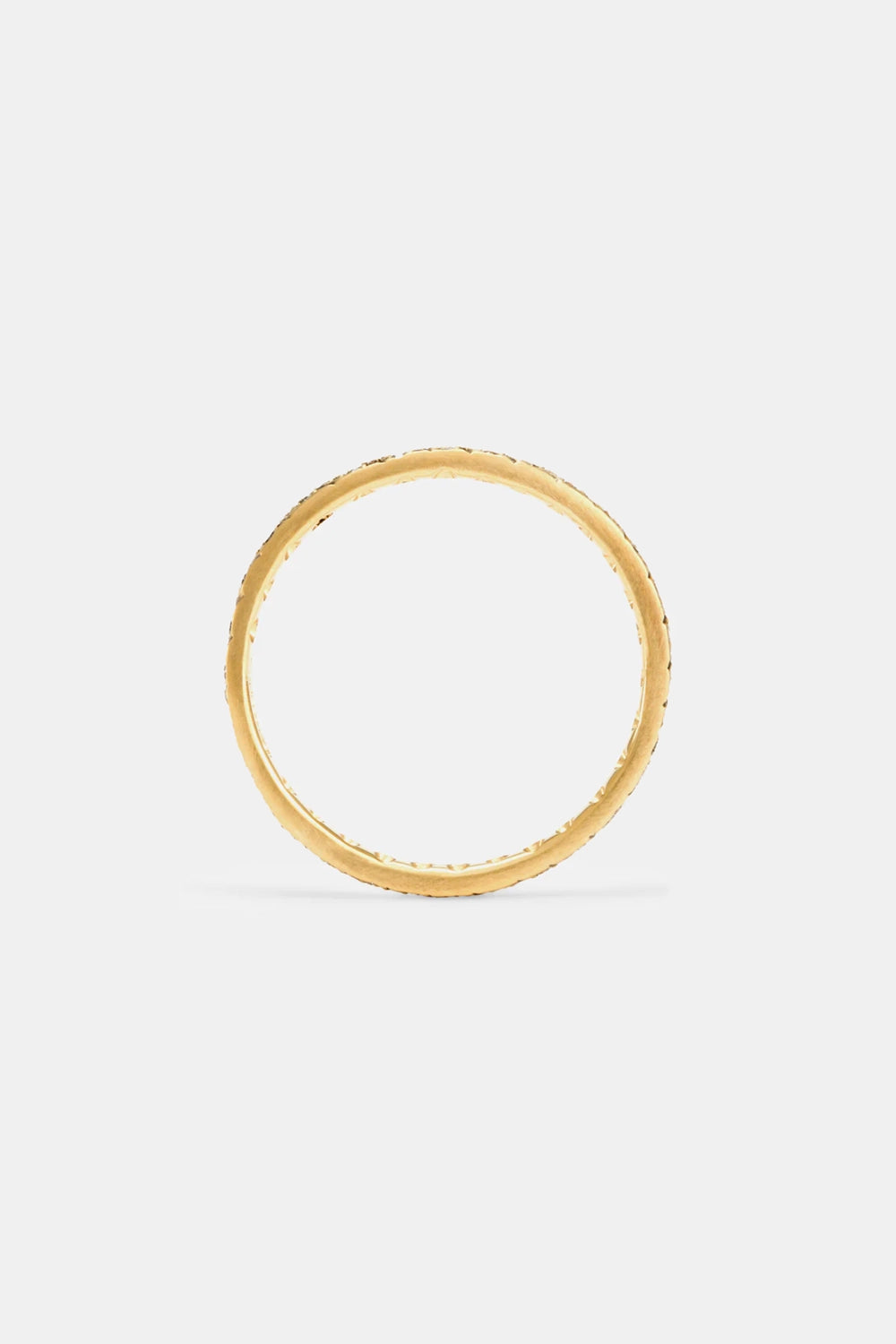 Satomi Kawakita 2.2mm Diagonal Antiqued Diamond Band