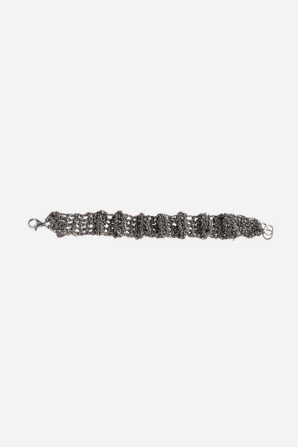 Arielle De Pinto Knife Pleat Bracelet In Ash