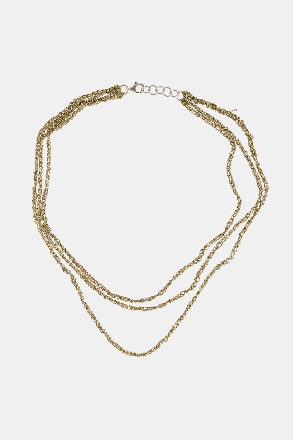 Arielle De Pinto 3-Tiered Simple Necklace in Haze