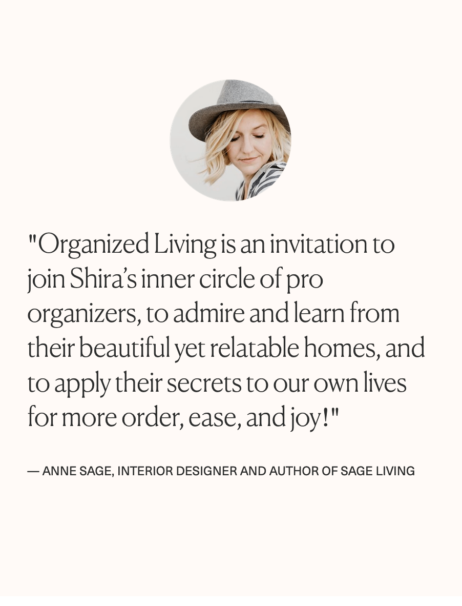 Organized Living by Shira Gill