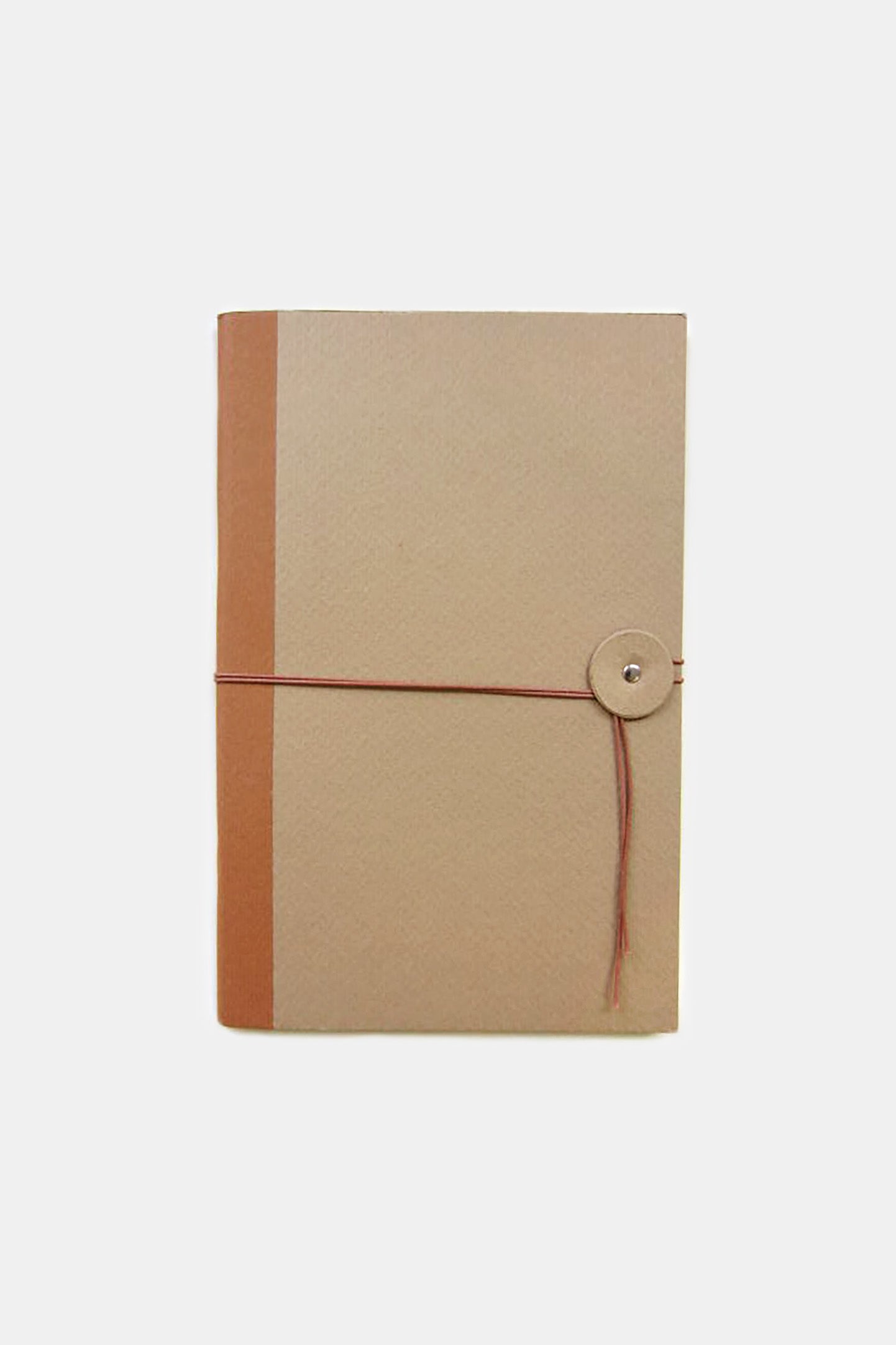 Antica Cartotecnica Notebook with Grommet and String Closure in Light Brown