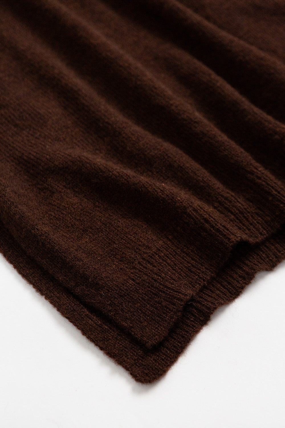 Annabelle Alpaca Wool Silk Sweater Dress in Nocino